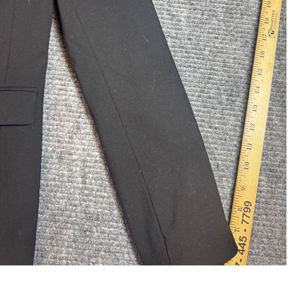Banana Republic Black Wool Blend Blazer Jacket Size 10 - Picture 4 of 16